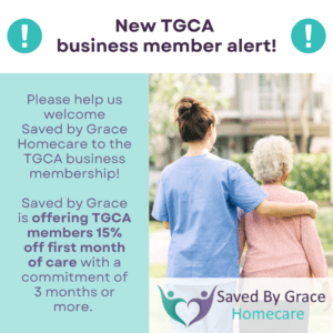 New business member alert! Saved By Grace Homecare